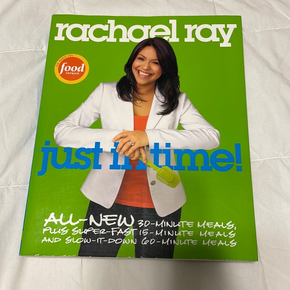 3️⃣ for $10 Rachel Ray “Just in Time” cookbook